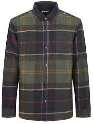 Barbour Camiseta masculina Chapter Check, Tartã clássica, Tartã clássico, GG
