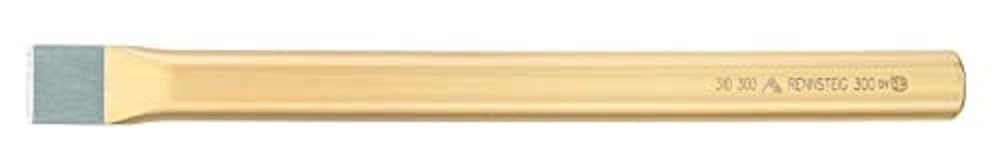Rennsteig 310 250 1 DIN 6453 Flat Cold Chisel, Gold/Silver, 200 x 23 x 13 mm