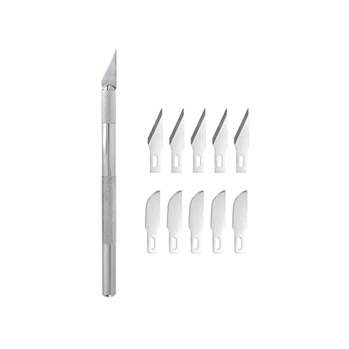 Modelcraft Classic Craft Knife Set, Silver, 1,PKN3301/S
