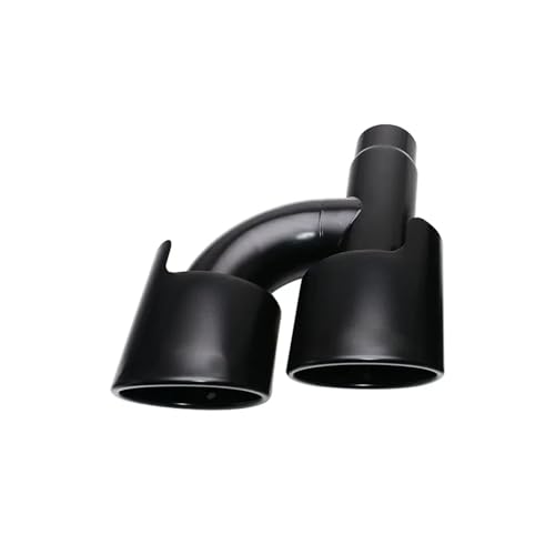 Tuyau d'échappement universel 57mm double pointe en acier robuste