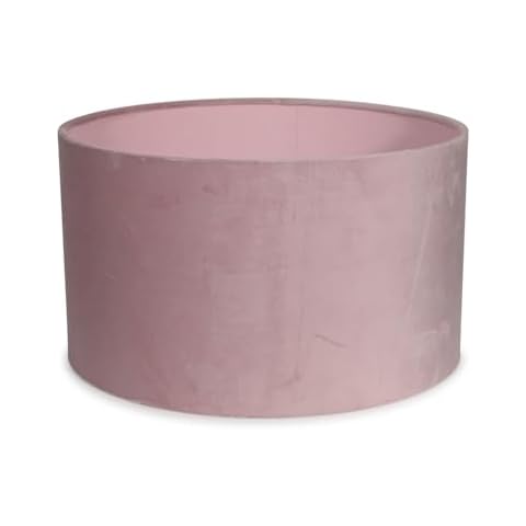 MiniSun Blush Pink Velvet Drum Light Shade Cover