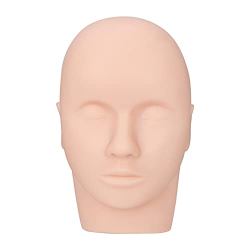 LASHVIEW Lash Mannequin Head, Practice Training Head,for Make Up and Lash Extention,Cosmetology Doll Face Head-1