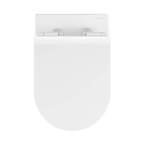 Swiss Madison Well Made Forever Sm-Wk449 St. Tropez Wall Hung Toilet Bundle, Glossy White #TOP6