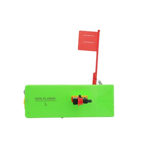 Eeuye Tabla de Planeamiento de Pesca ABS Ángulo Inferior Ajustable Botón Pulsador para Pesca de Curricán Flotador Salpicaduras Accesorio de Pesca para Botes L