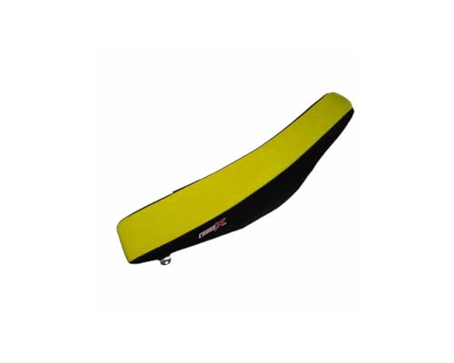 Housse de selle compatible avec Suzuki DRZ 400 01-20 Top Yellow Side Black