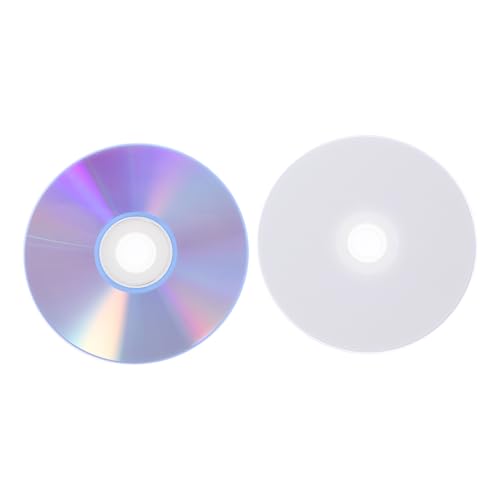 LRXIYODE 2 Piezas Discos CD Vírgenes Unidades Medios Grabables Duraderos para Almacenamiento de Datos y Grabación de Audio Profesional Diseño Resistente para Preservar Música y Archivos