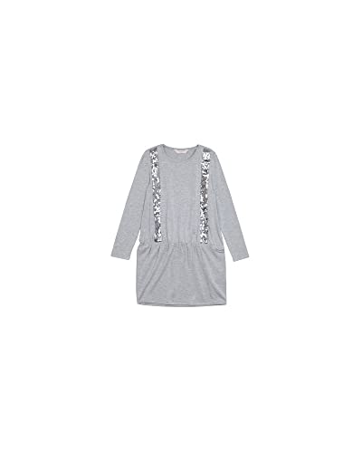 Robe Fille à Sequins Grise Guess pour enfant chic et élégante