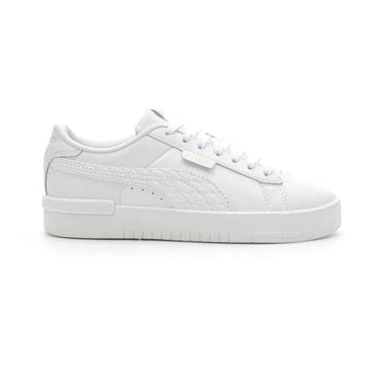 PUMA Tênis feminino casual Jada Dboss com cadarço - branco, Branco, 36
