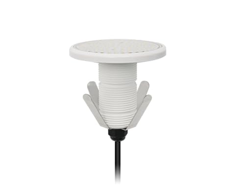 Oferta en LED Foco Piscina Mini Pequeño 5W Escaleras o Spa   Luces de colores RGB O Blanca fría   Ø95 x 92mm Incluye Mando (LUZ BLANCA)