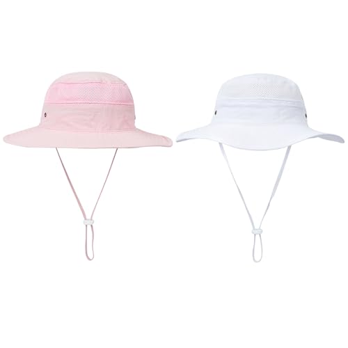 Toddler Baby Sun Hat with UPF 50+ Summer Protection for Boy and Girl Breathable Stylish Beach Bucket Hats for Baby