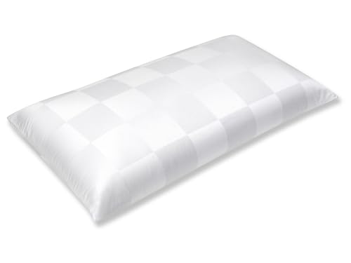 Moshy Almohada Viscoelástica Dolce, Funda de Satén 300 Hilos 100% Algodón, Suavidad Máxima, Firmeza Baja (75 cm)
