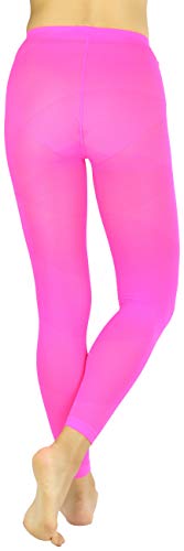Image of ToBeInStyle Women's Opaque Ankle Long Nylon Footless Fun Tights Pantyhose