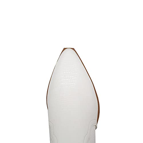 ARiderGirl Eleanor Women's Western Booties Animal Print Slip On Pointed Toe Stacked Heel Ankle Boots4