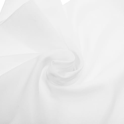 Serviettes en polyester lot de 12 pièces de table blanches pour dîner et banquet - 4