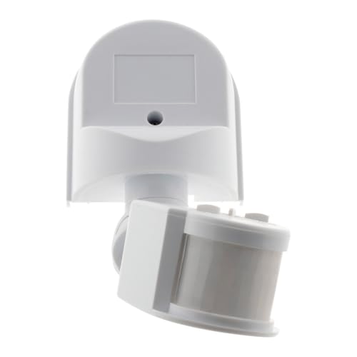 Détecteur Mouvement IP44 - tête orientable - 1200W - Blanc - Zenitech