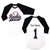 Fairy Godmother Rookie of The Year Family Set, Personalized 1st Birthday Shirt, Baseball Birthday, Custom First Birthday Boy.3