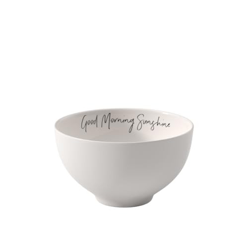 Villeroy & Boch - Statement Bol Good Morning Sunshine 14 X 14 X 8 Cm, Saladier En Porcelaine Blanche