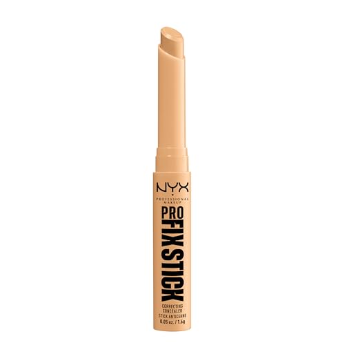 NYX Professional Makeup Pro Fix Stick, Corrector en Barra, Duración de hasta 12H, Enriquecido con Ácido Hialurónico, No Transfiere, Fórmula Vegana, Tono: Soft Beige