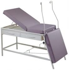 Amerson 3ECLD2.LGBK Gynaecology Couch with Lithotomy Supports, 2 Drawers, Stirrups and Paper Towel Holder