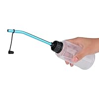 RC-Öl-Einfüllflasche, RC-Nitro-Kraftstoff-Einfüllflasche, 29,5 cm/11,6 Zoll, Kunststoff-Fernbedienungs-Auto-Ölbehälter für Gas-Power-RC-Car