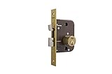 Caja cerrada Yale 3010025 Cerradura 49-BC/ 70, Latonado, Entrada 40 mm