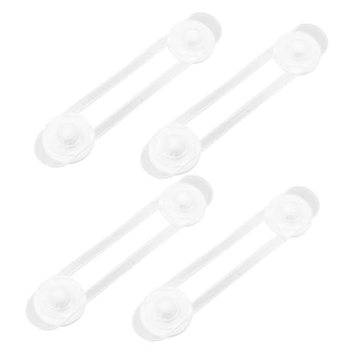 GARVALON 4個 挟み込み防止 引き出し ロック ロック 食器棚 ベビー ロック 冷凍庫 ベビー ロック 冷蔵庫 ロック キャビネット 冷蔵庫 ドア ロック 冷蔵庫 ドア ロック ベビー ロッ