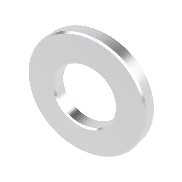 Aluminum Spacer 1/2" OD x 1/4" ID x 1/16" Long-Round Spacer Unthreaded Standoff Bushing Plain Finish, Fits Screws Bolts 1/4" or M6 by Metal Spacers Online (50 Pack)