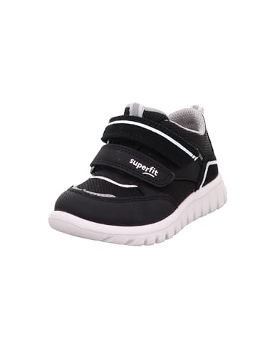 Superfit Jungen Sport7 Mini Sneaker Black White 0000 1006200, Schwarz Weiß 0000 1006200, 20 EU