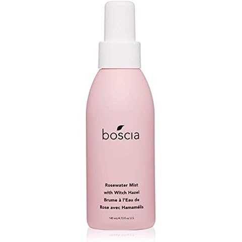 boscia Rosewater Mist with Witch Hazel, Vegan, Cruelty-Free, Natural and Clean Skincare, Alcohol-Free Face Toner with Rosewater, Witch Hazel and Aloe Vera, 4.73 Fl Oz (Pack of 1) Cover