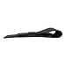 LAMBROSDN Alligator Pen Case, Handmade Alligator Pen Case, Alligator Pen Holder, Alligator Pen Sleeve, Genuine Leather Pen and Pencil Case with Tuck in Flap for 1 Pen (Black)
