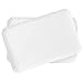 Miamex Lot de 25 Plateaux en Carton Blanc - Plateaux de Présentation pour Pâtisseries/Amuse-bouches/Buffets (28 x 42 cm)