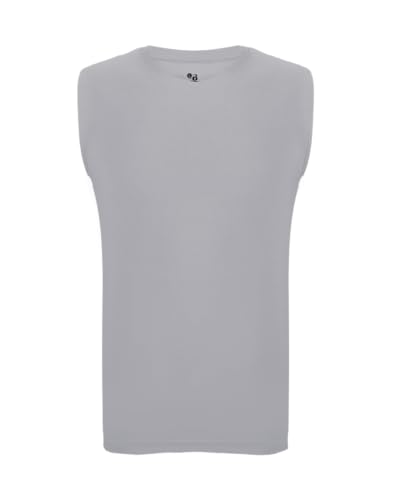 Badger Sports Pro Compression Sleeveless Silver Medium