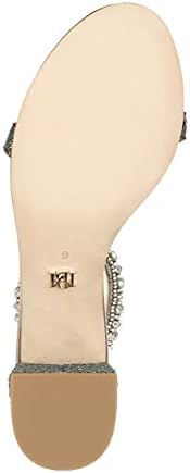Badgley Mischka womens Gallia Heeled Sandal, Midnight Glitter, 5 US | Image 6
