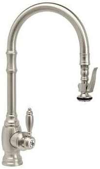 5600-SN Annapolis Kitchen Faucet Single Handle with Pull Out Spray, Satin Nickel