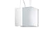 Produktbild Best Cube Insel-Dunsthaube Dunstabzugshaube Weiß Inselhaube 40cm Inselesse Abzug