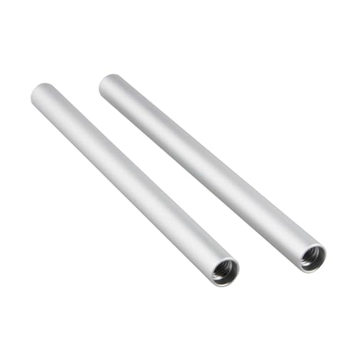 Image of 2Pcs Aluminum Alloy 15MM Camera Guide Rods 20CM, Silver