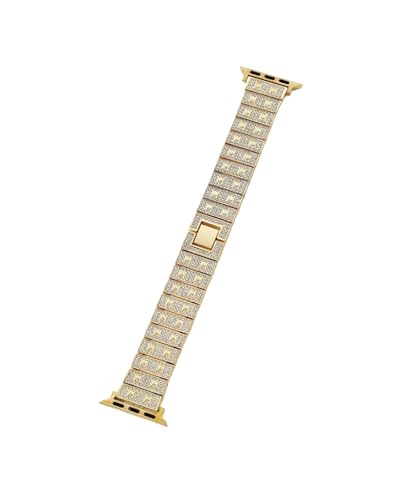 Correa de cadena de joyería para Apple Watch Ultra de 49mm y series SE en acetato de lujo 4
