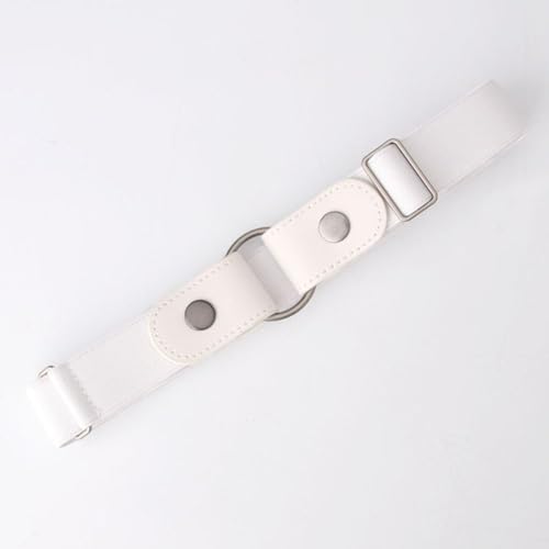 Image of Toxen Invisible Buckle-less Jeans Belt with Ring Adjustable Buckle Free Waist Belt Elastic Belt for Jeans Pants Skirts Women or Men