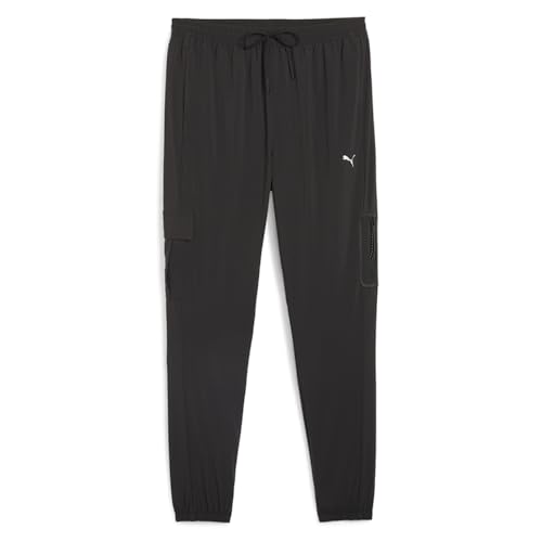 PUMA Mens Flex Woven Cargo Pants Casual - Black