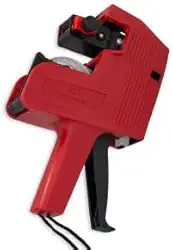 Etiquetadora Manual de Preços, 8 Dígitos, Plástico ABS, 22,5 cm, com Refil e Etiquetas