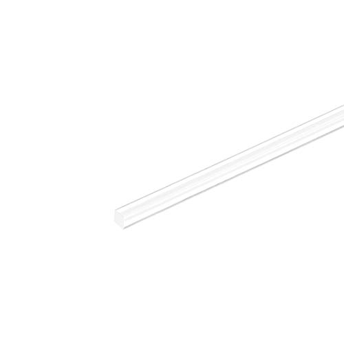 Image of uxcell Acrylic Square Rod,4mmx4mmx10inch Clear Plastic Rod Solid PMMA Bar