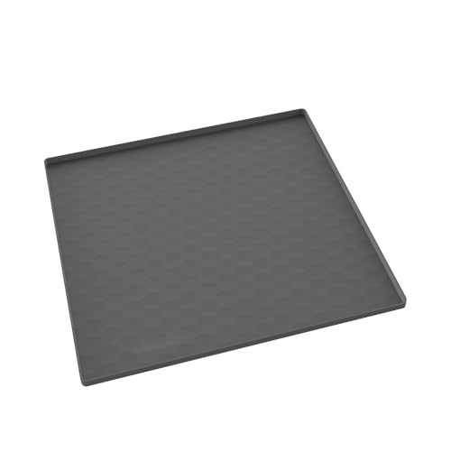 Alfombrilla para silla de inodoro de silicona impermeable con borde 2