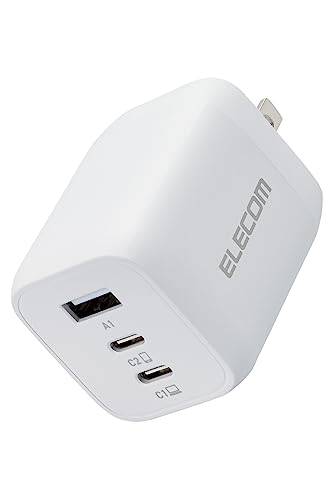 ☆人気商品☆ エレコム USB PD 充電器 65W 3ポ 6465BK 521 Amazon | エレコム USB PD 充電器 65W 3ポート Type-C USB-A GaN