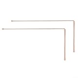 Zwei 99 9 Kupferdetektorstäbe Metalldetektorstäbe für Wasserwahrnehmung, verlorene Gegenstände und paranormale Forschung