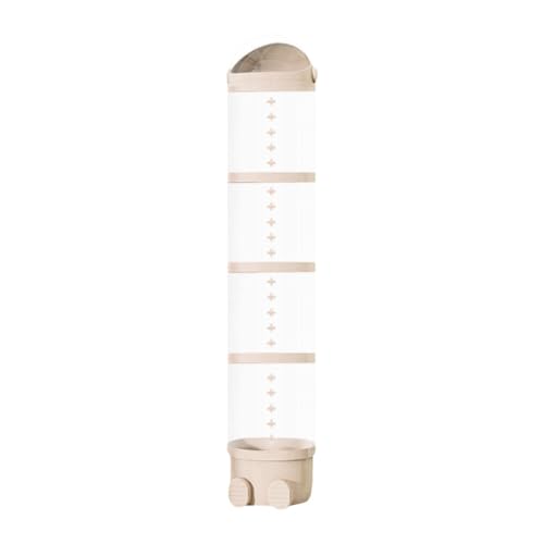 YunJove Organizador de Juguetes de Peluche en Forma de Tubo, Elegante, Versátil, Portátil Y con Forma de Cubo de Exhibición para Sala de Juegos, Guardería, Blanco, Individual