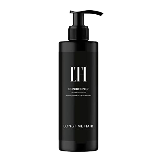 LONGTIME HAIR® Haarkur I Extensions Pflege mit Bio-Arganöl I 200ml I IDEAL: Haarpflege für Eigenhaar & Echthaar Extensions I 100% vegan I ohne Silikon und Parabene