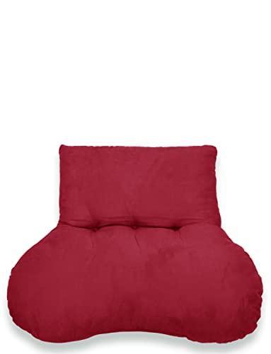 Image of Chums Faux Suede Back Rest Lumbar Support Cushion