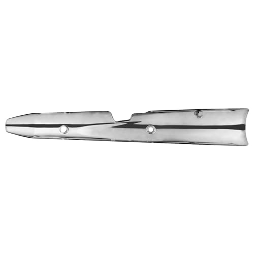 Image of Metal Silencer Guard /Silencer Cover for Hero Splendor Plus (Silver)