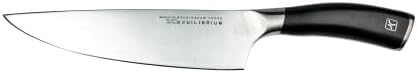 Rockingham Forge Equilibrium 20cm Chef's Knife with German Stainless Steel Blade and Black Handle