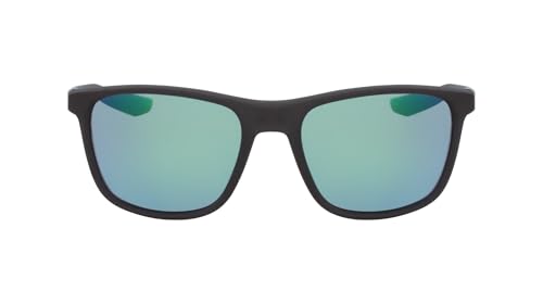 Nike Men's Sunglasses NIKE ESSENTIAL ENDEAVOR - Seaweed/Grey Green Mirror with Smtruee - Multilayer Green Mirror Lens